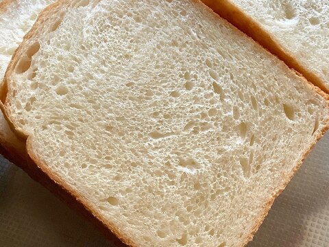 ホームベーカリーで上新粉湯種の牛乳食パン